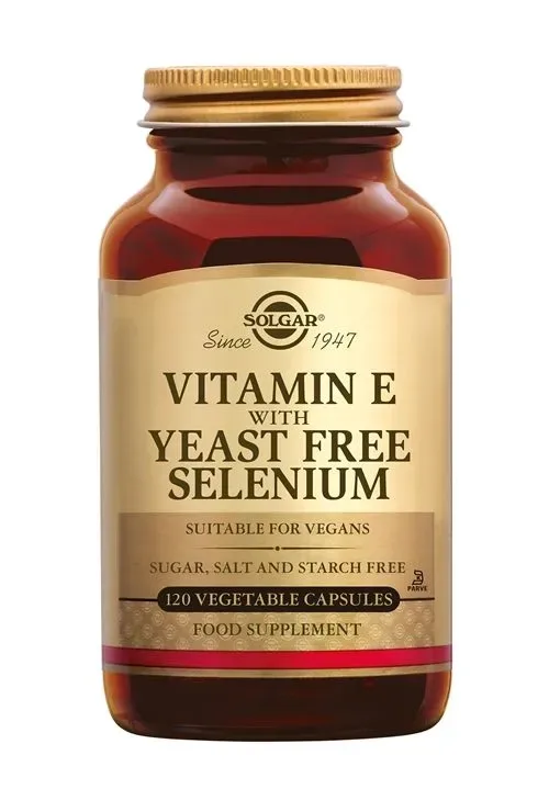 Solgar Vitamin E with Selenium plant. caps 100 st