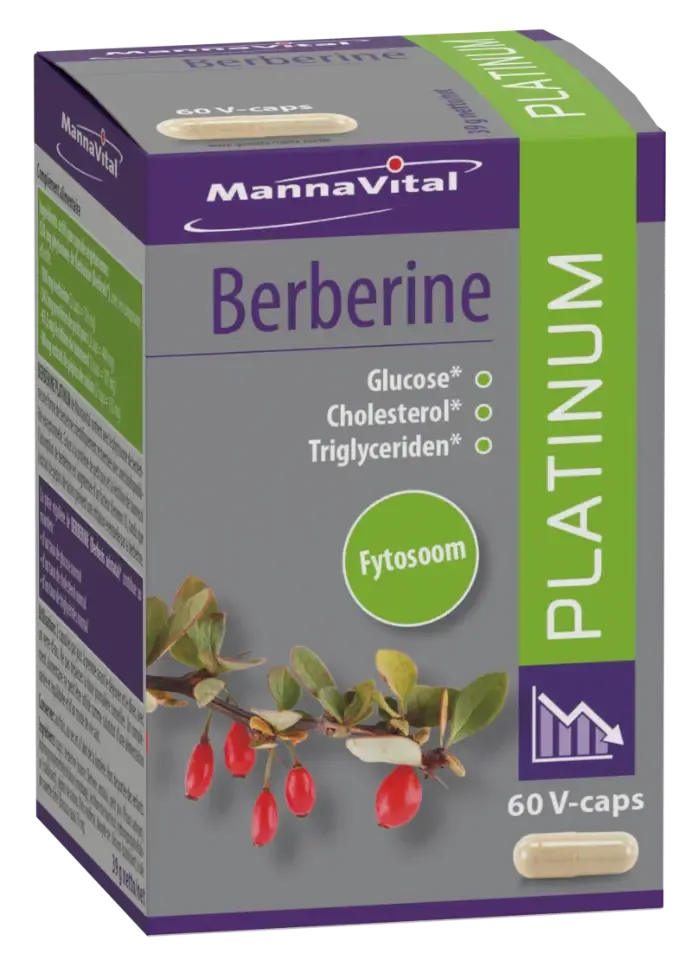 Mannavital Berberine Platinum 60 V Caps