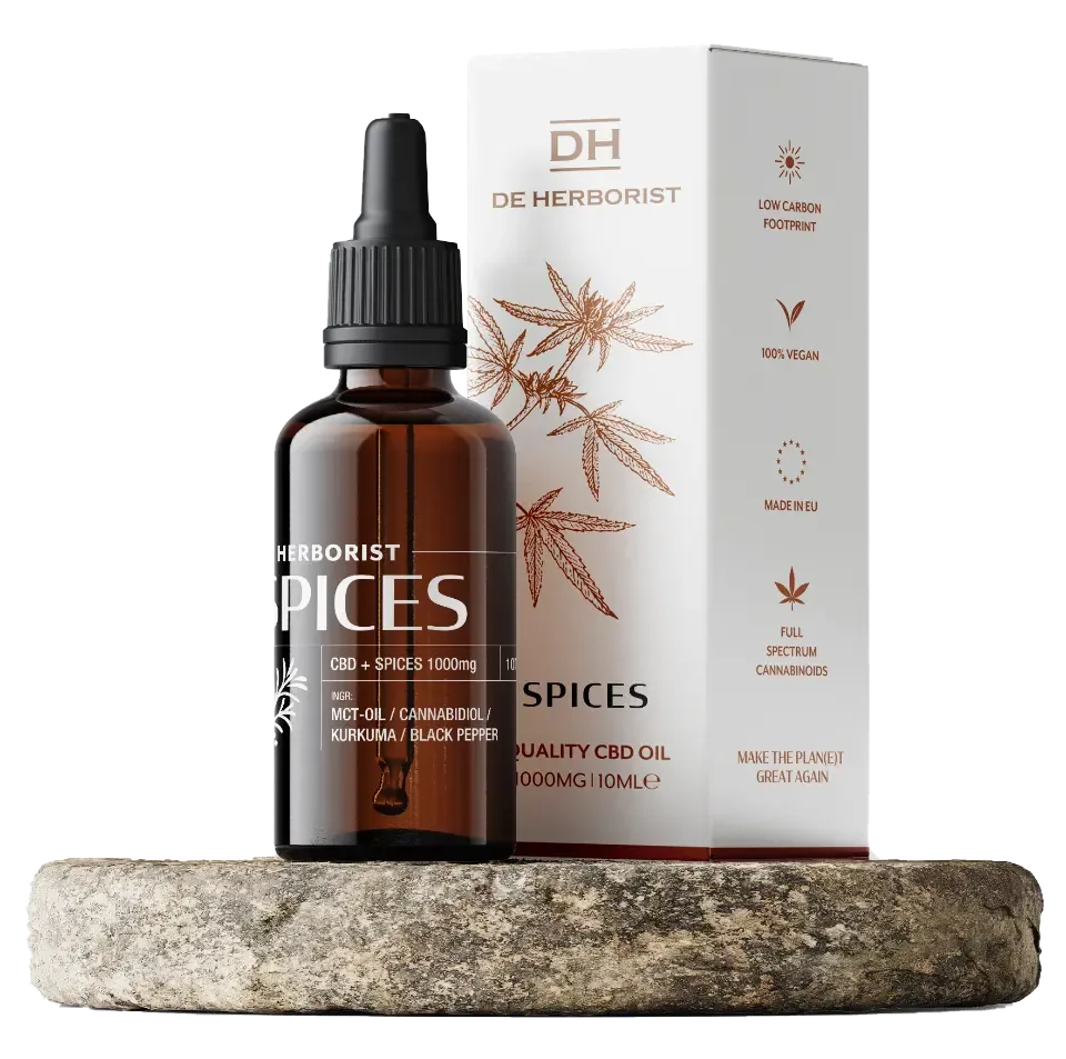 De Herborist CBD oil + spices 1000 mg