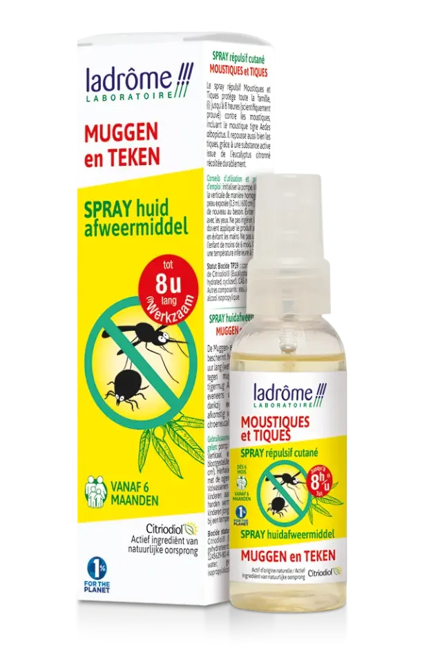 La drome laboratoires Muggen - en tekenwerende spray 2 x 50 ml