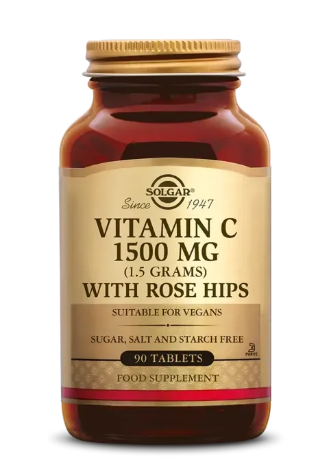 Solgar Vitamin C with Rose Hips 1500 mg tabs 180 tabs