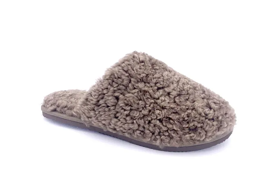 Slipper Curly 100 % wol voor Dames en Heren