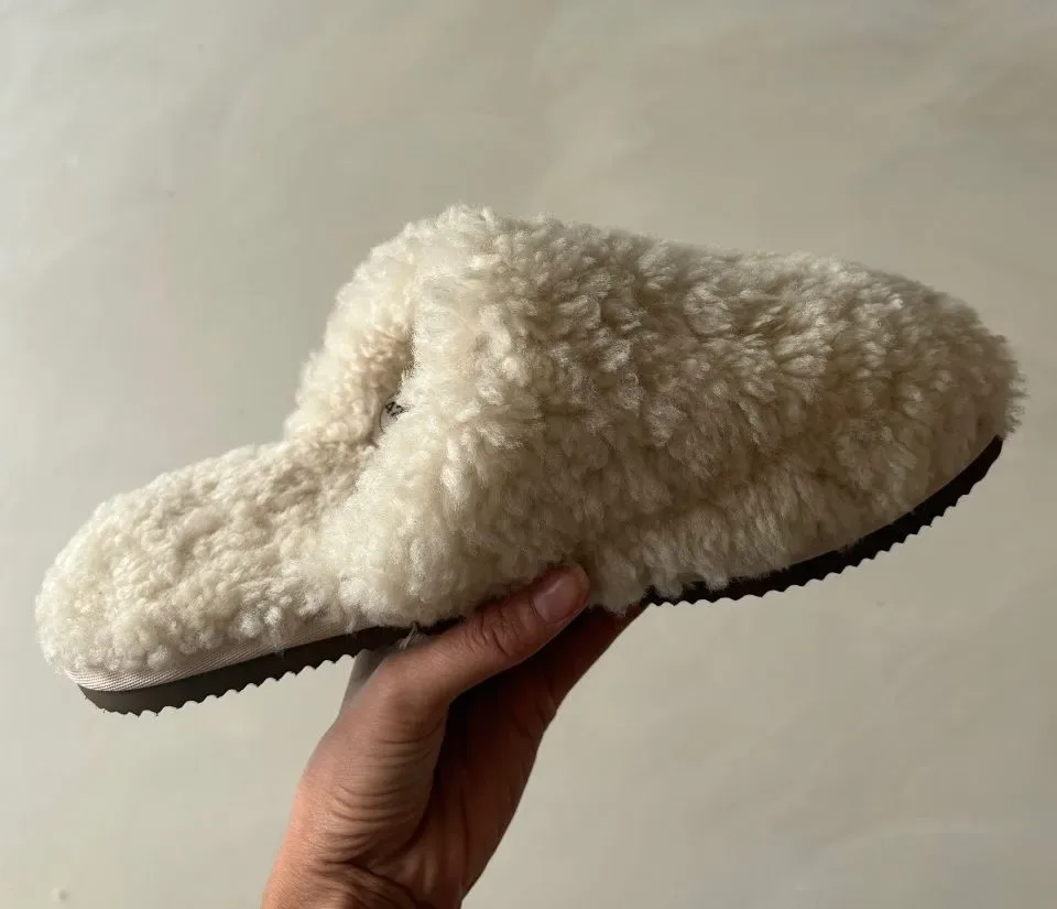Slipper Curly 100 % wol voor Dames en Heren
