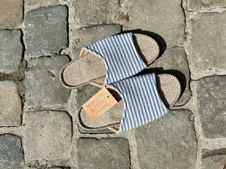Original Juuti Pantolette Rood/Wit (hoge wreef)
