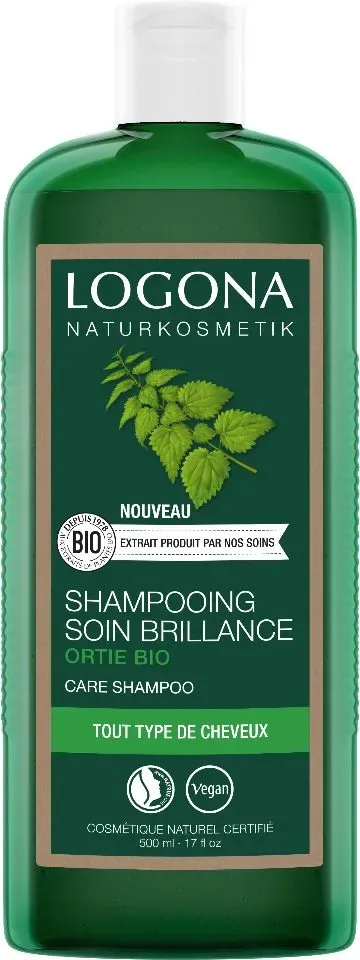 Logona  Verzorgende shampoo met biologisch brandnetelextract - 500 ml + Logona  Voedende conditioner met biologische brandnetel - 200 ml