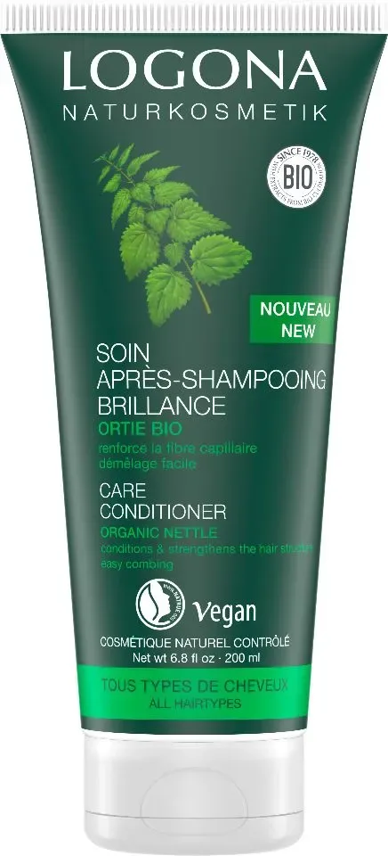 Logona  Verzorgende shampoo met biologisch brandnetelextract - 500 ml + Logona  Voedende conditioner met biologische brandnetel - 200 ml