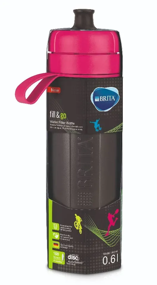 Brita Fill&go active pink - 0,6 L