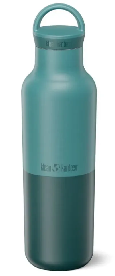 Klean Kanteen "Isolatiefles rise vac classic met w/arch loop dop - iceberg" - 591 ml