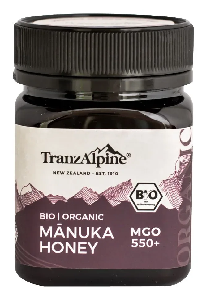 Bio Manuka Hining TranzAlpine  MGO 550   250 gr