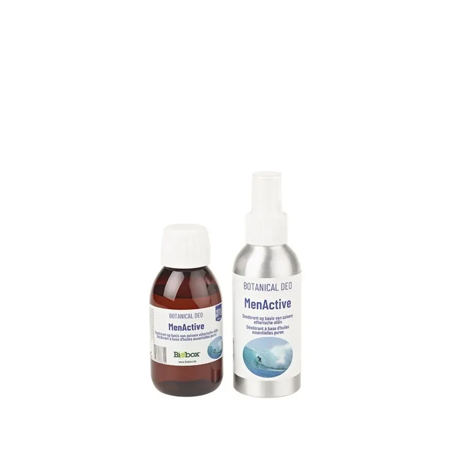 Deodorant 'MenActive' spray met 3 refill flacons