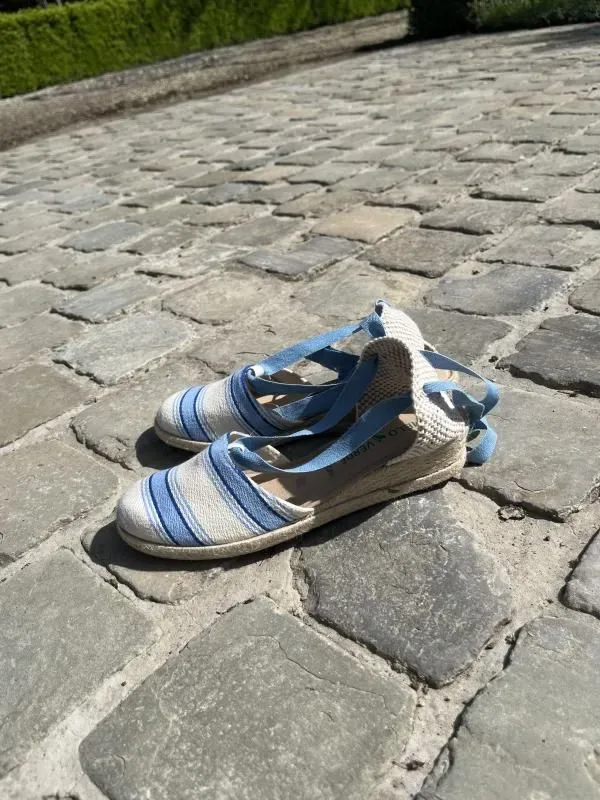 Melo Verde Beach Sandaal met Sleehak