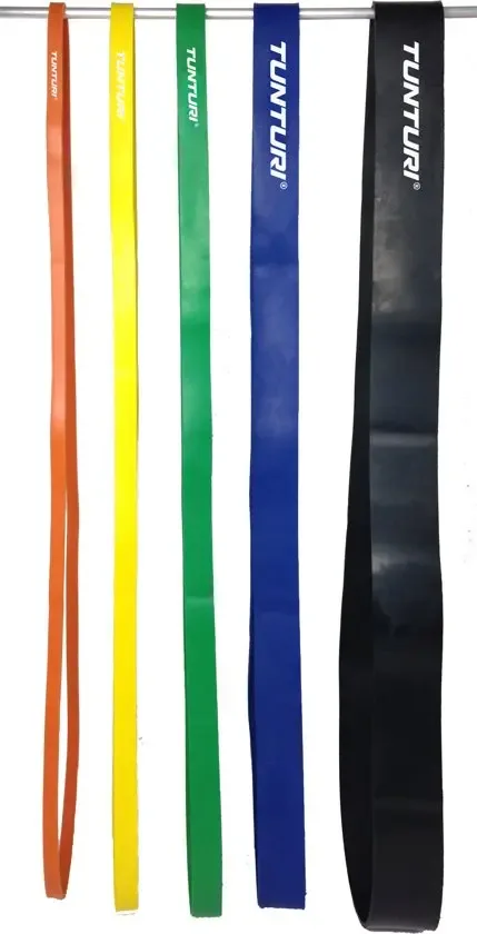 Tunturi Fitness Power Band Light Yellow Weerstandsband