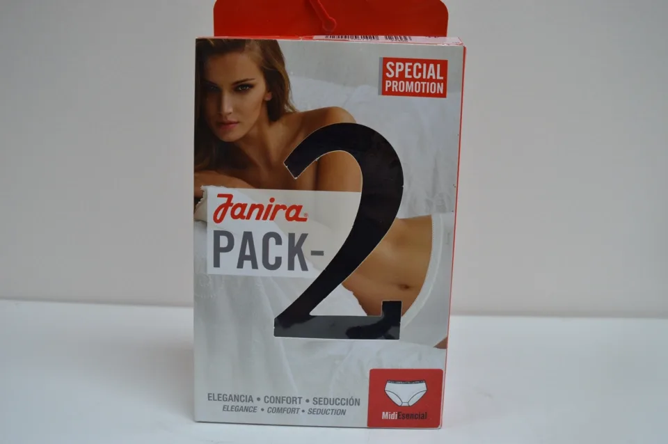 Janira Slip Esencial 1031637 -Wit -2-pack