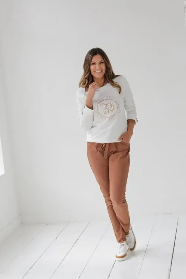 Marcy Travel broek met elastiek