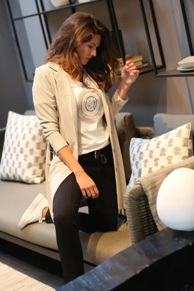 Zoso T-Shirt Lenny korte mouw beige