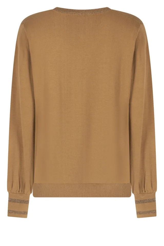 Pull met v-hals Lauran Zoso Brons