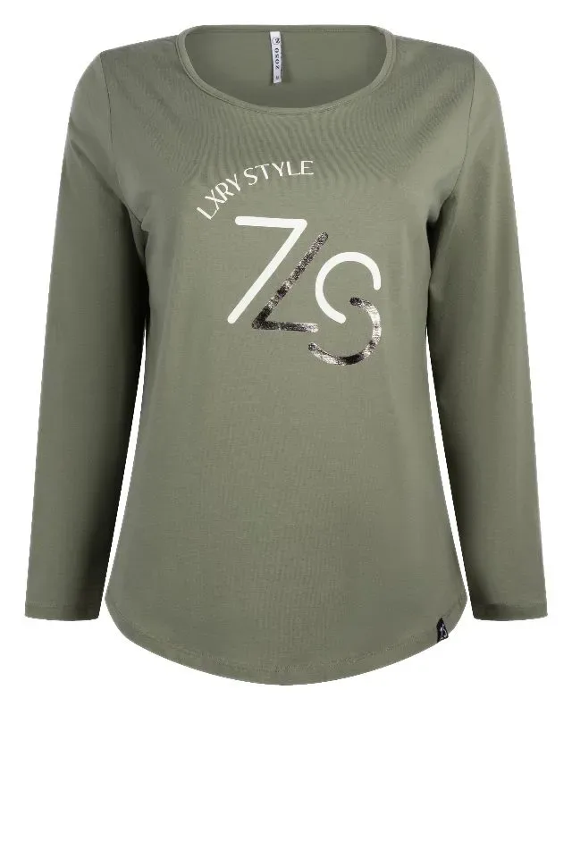T-Shirt Mees met print Zoso