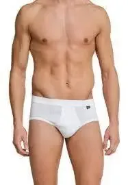 schiesser  2 pack sportslips wit of grijs reeks cotton essentials Authentic 106000