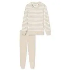 Schiesser damespyjama in éponge 178047 beige