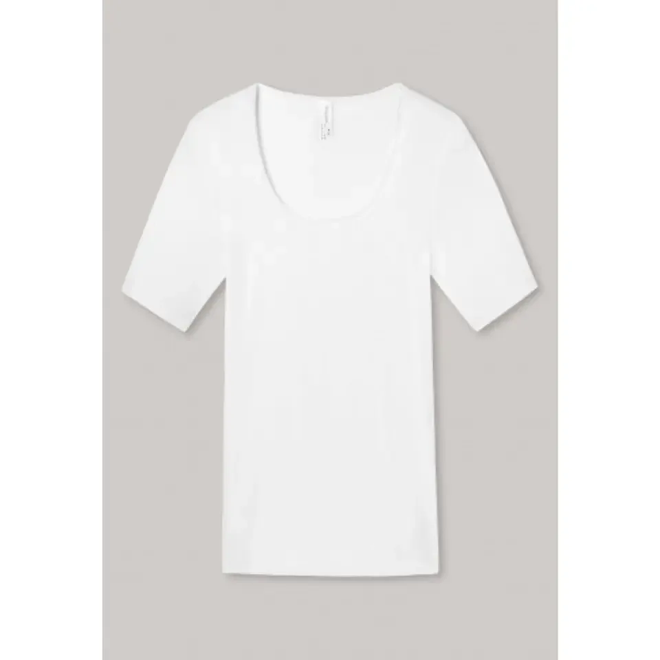 Schiesser Luxury Shirt 1/2 KM - 200764 - White