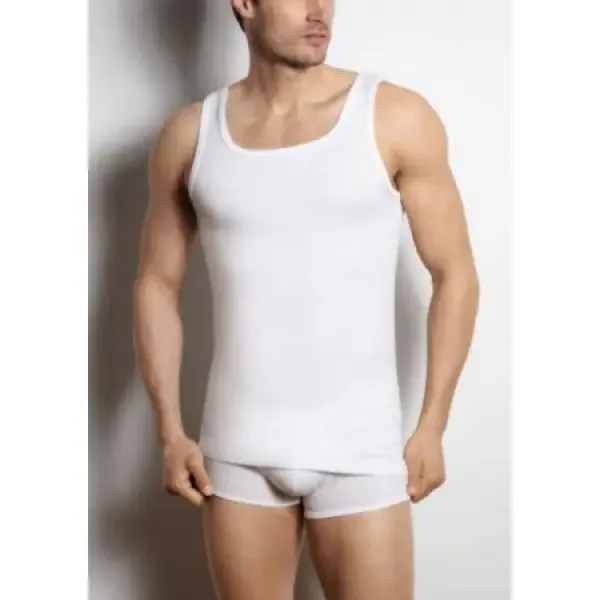 Sloggi Men Basic SH02 Vest N - 10099459 – White