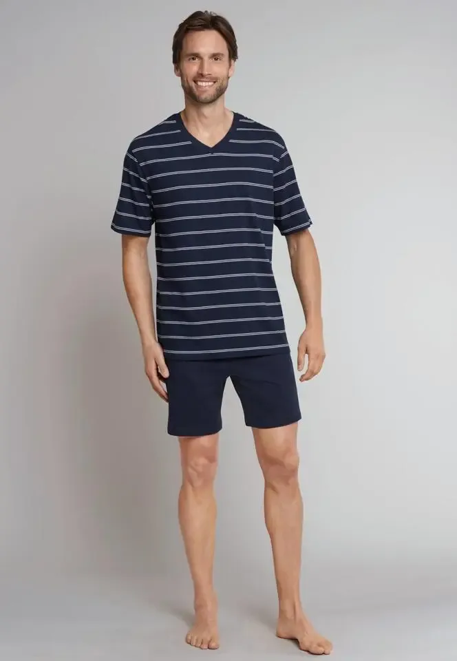 Schiesser – Premium Inspiration– Pyjama – 159621 – Dark Sapphire