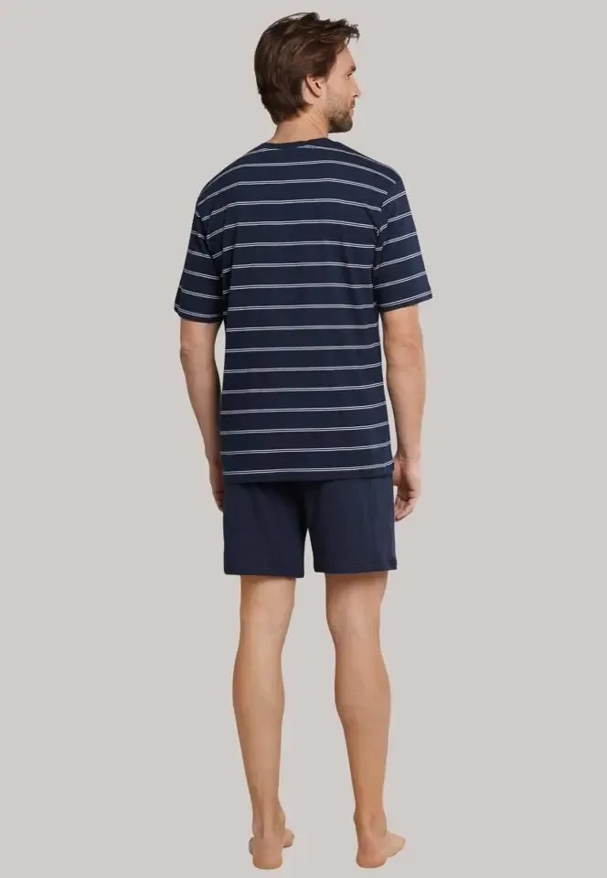 Schiesser – Premium Inspiration– Pyjama – 159621 – Dark Sapphire