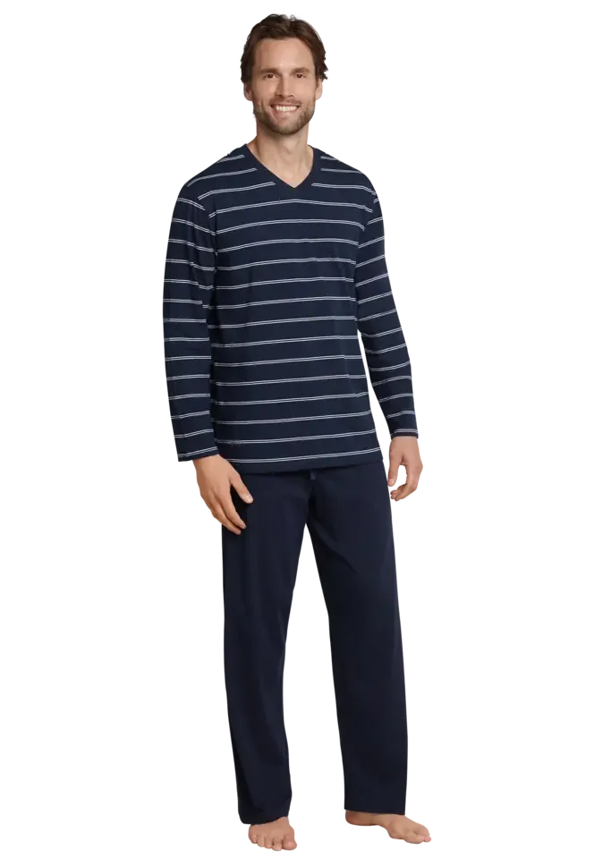 Schiesser – Premium – Pyjama – 159622 – Dark Sapphire