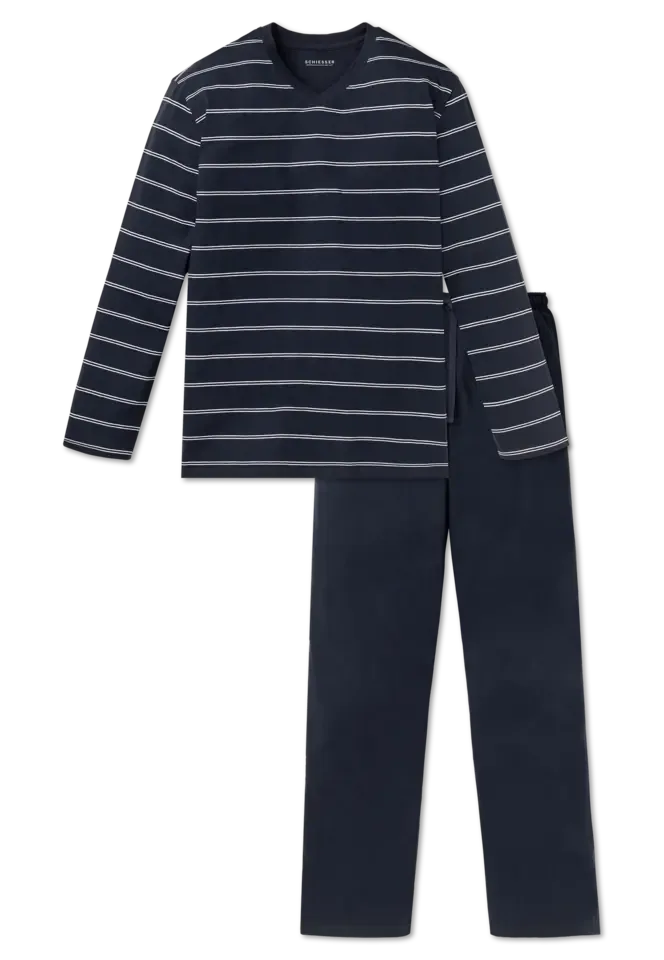 Schiesser – Premium – Pyjama – 159622 – Dark Sapphire
