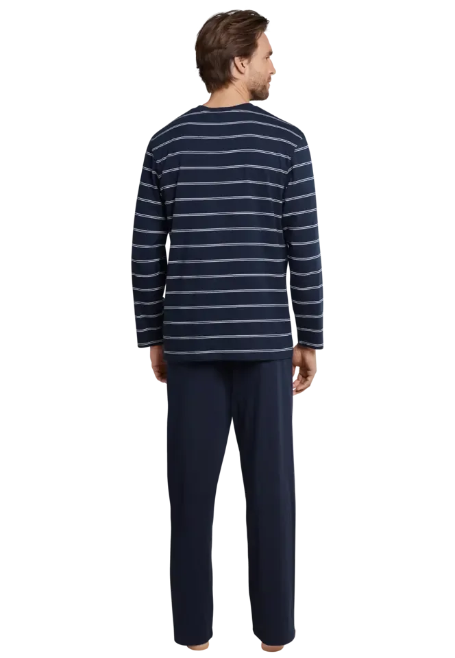 Schiesser – Premium – Pyjama – 159622 – Dark Sapphire