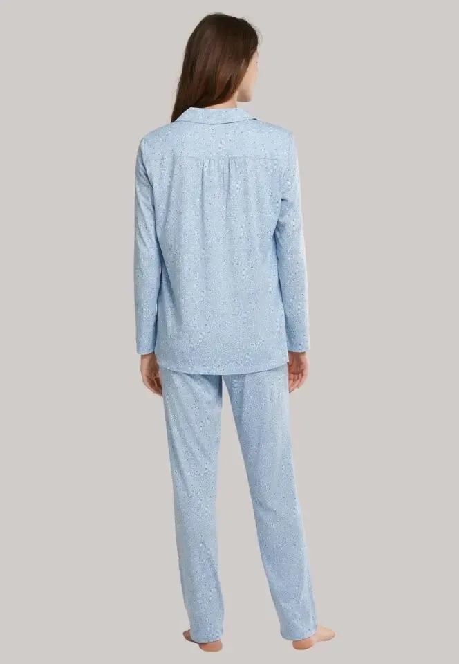 Schiesser – Comfort Fit – Pyjama – 173770 – Hel Blauw