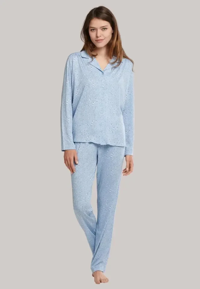 Schiesser – Comfort Fit – Pyjama – 173770 – Hel Blauw