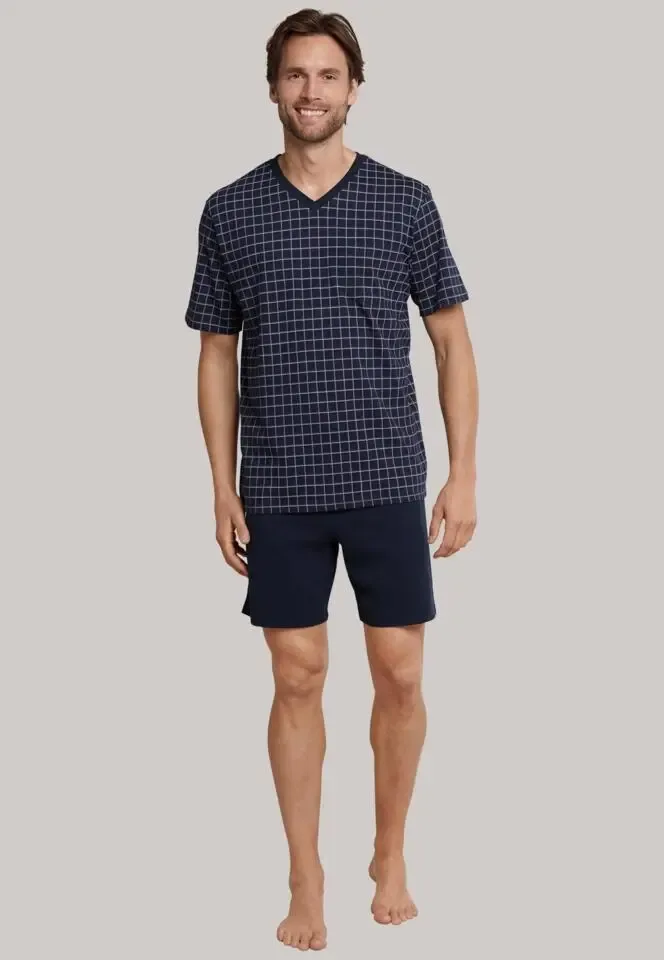 Schiesser – Dark Sapphire - Pyjama – 159617 – Dark Blue