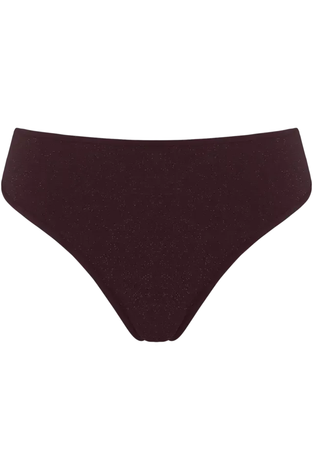 Marlies Dekkers – String – Dame de Paris – 35532 – Aubergine and Silver Lurex