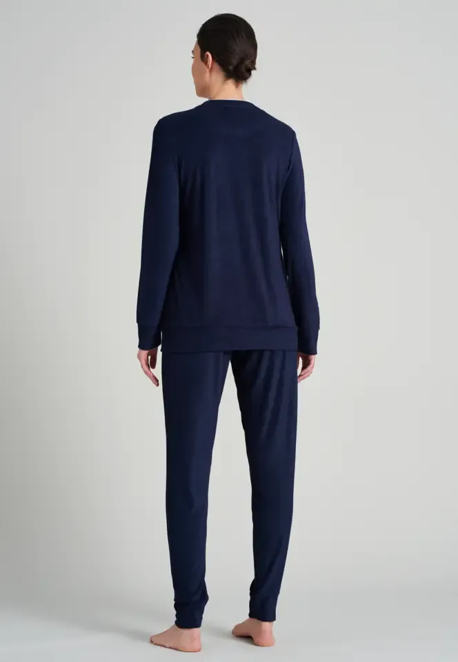 Schiesser – Sence of Nostalgia – Pyjama – 175562 – Dark Blue