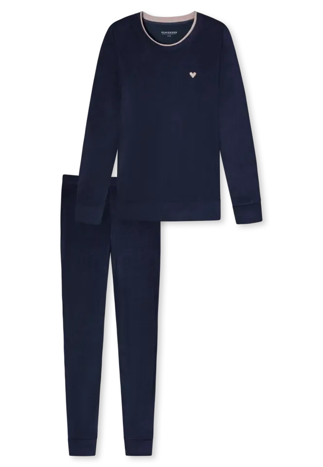 Schiesser – Sence of Nostalgia – Pyjama – 175562 – Dark Blue