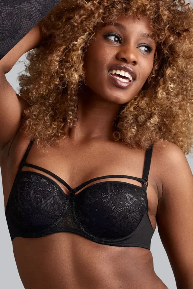 Marlies Dekkers – Space Odyssey – BH Voorgevormd – 35610 – Steel Grey and Black