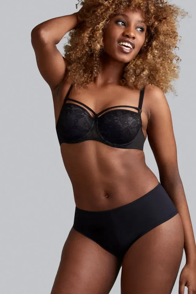 Marlies Dekkers – Space Odyssey – BH Voorgevormd – 35610 – Steel Grey and Black