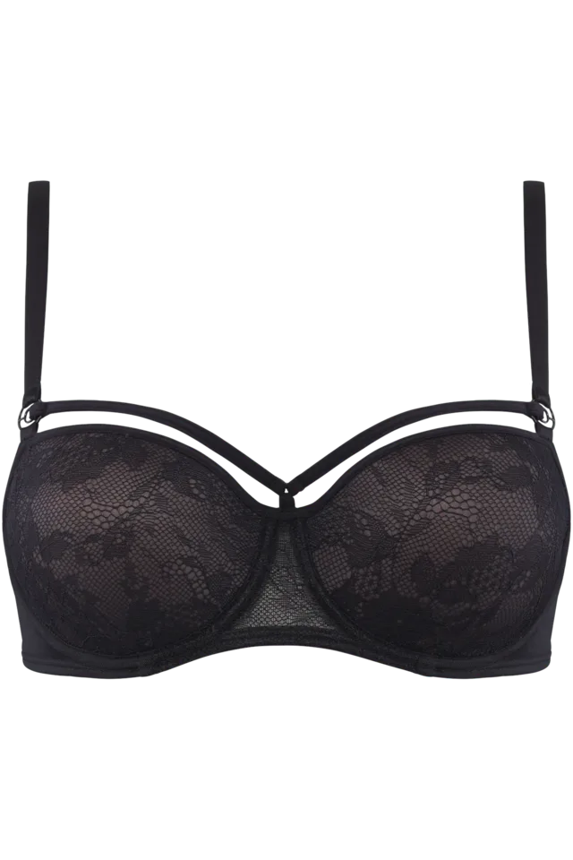 Marlies Dekkers – Space Odyssey – BH Voorgevormd – 35610 – Steel Grey and Black