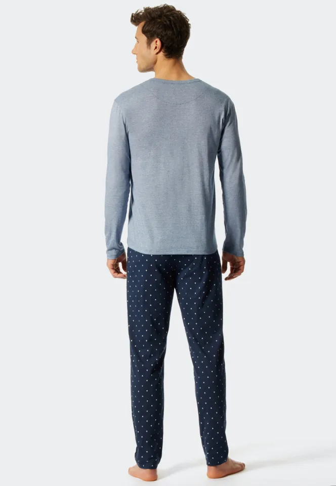 Schiesser – Fashion Nightwear - Pyjama – 176819 – Blue