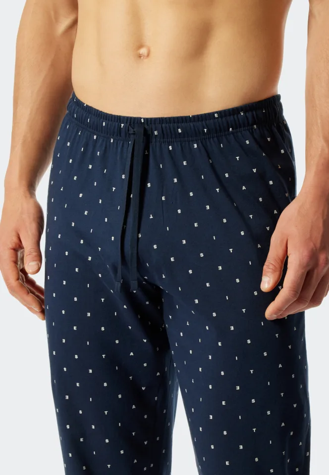 Schiesser – Fashion Nightwear - Pyjama – 176819 – Blue