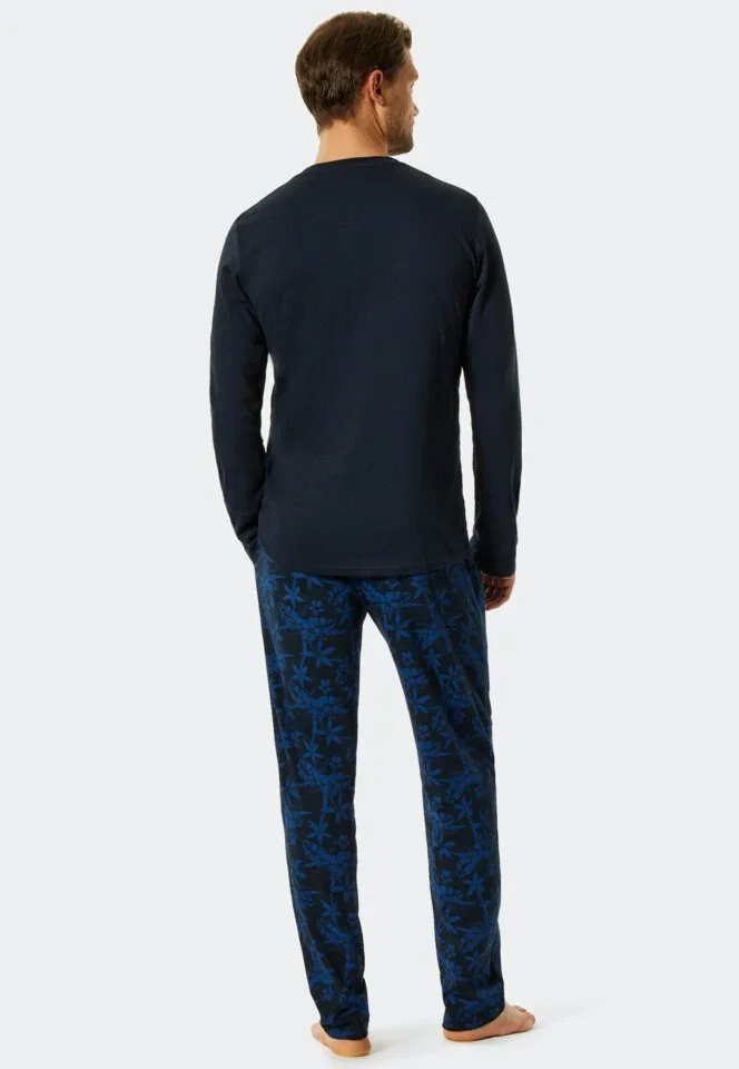 Schiesser – Fine Interlock – Pyjama – 177438 – Dark Blue