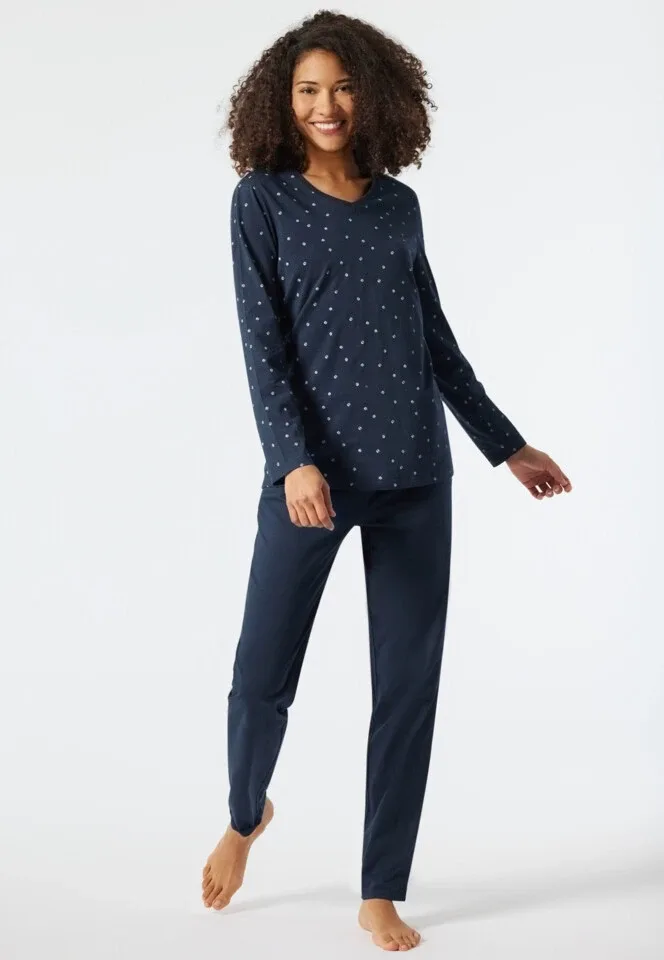 Schiesser – Essentials Comfort Fit  – Pyjama – 178050 – Dark Blue