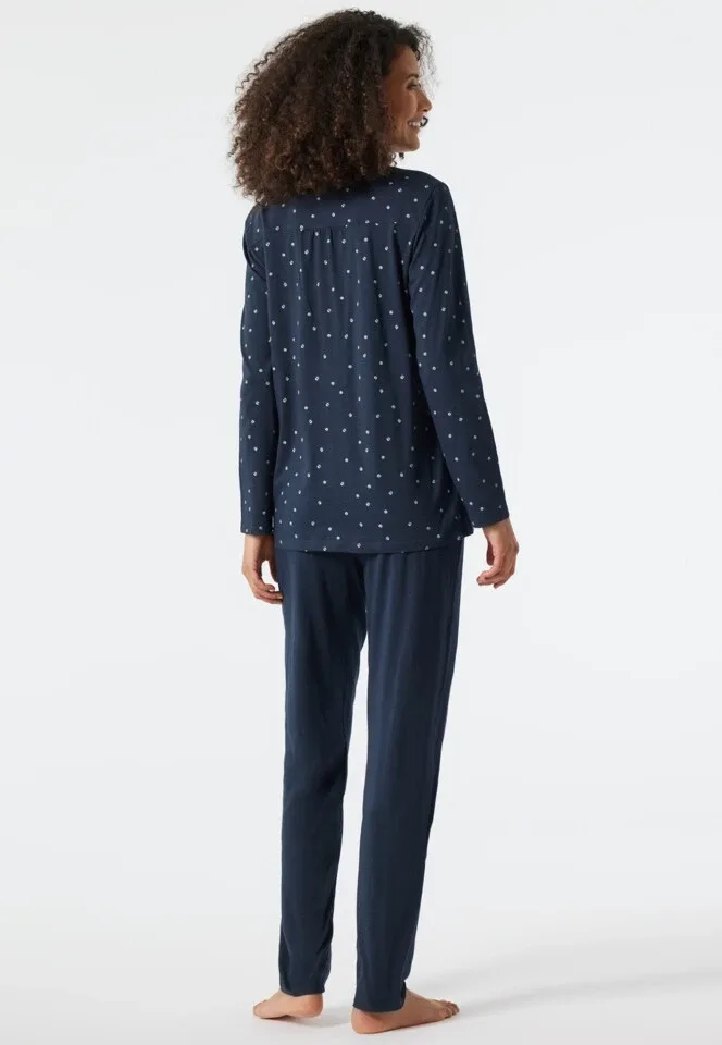 Schiesser – Essentials Comfort Fit  – Pyjama – 178050 – Dark Blue