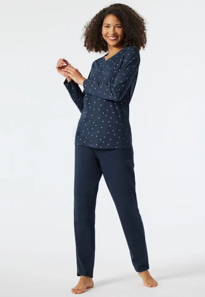 Schiesser – Essentials Comfort Fit  – Pyjama – 178050 – Dark Blue