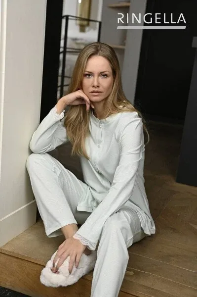Ringella – Modern Silhouet  – Pyjama – 2511220 – Sky Blue