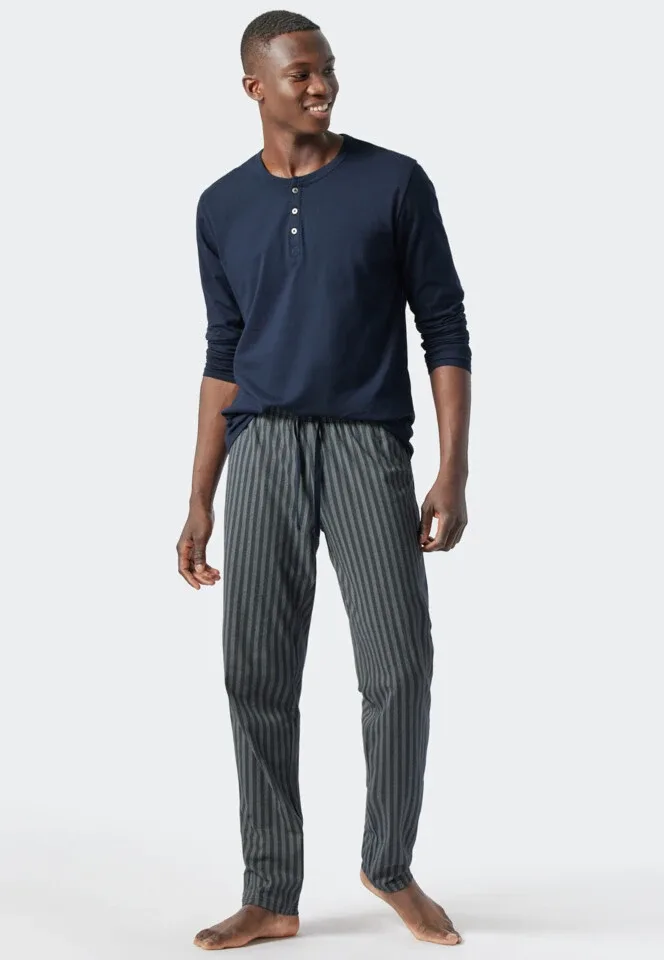 Schiesser – Fashion Nightwear - Pyjama – 178106 – Dark Blue