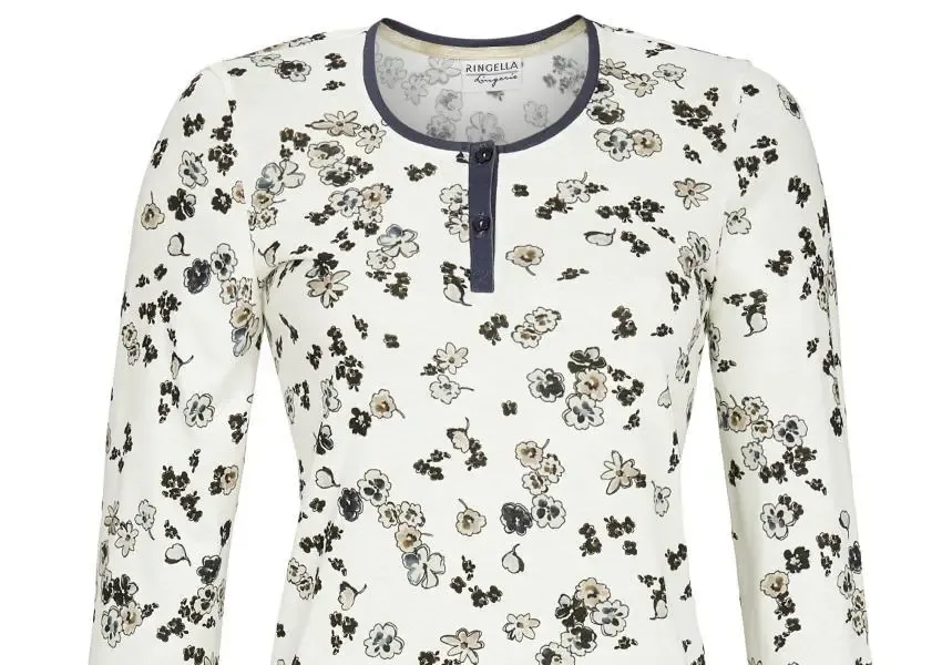 Ringella – Romantic Flowers – Pyjama – 2561216 - Champagne