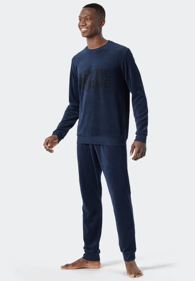 Schiesser – Warming Nightwear – Pyjama – 178037 – Night Blue
