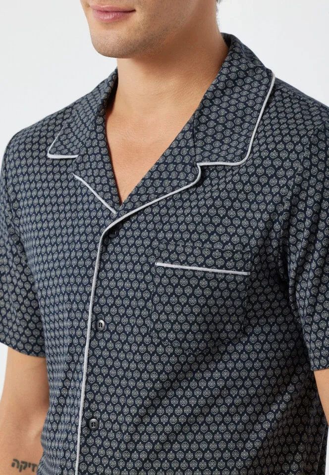 Schiesser – Fine Interlock - Pyjama – 178113 – Dark Blue